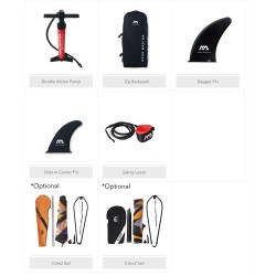 סאפ מתנפח 18PSi אקווה מרינה 320/84 ס"מ דגם בלייד BT-20BL כושר העמסה 120 ק"ג תוצרת Aqua Marina