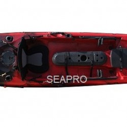 קיאק דייג ישיבה עליונה קיאק קשיח פרו אנגלר מקצועי כולל מערכת היגוי חכמה מקורית דגם |ANG14 אורך 4.27 מטר כושר העמסה 280 ק"ג!