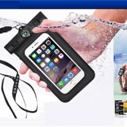 נרתיק אטום לטלפון תיק אטום 100% למים מתאים לכל סוגי הטלפון מתאים לשימוש בבריכה, ים, סאפ, קיאק, דייג, גלישה, שייט קמפינג או בכל ספורט ימי דגם IPX8  C.KAYAK  