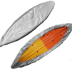 כיסוי לקיאק כיסוי בד איכותי לקיאק הגנה בפני שמש מים אבק ופגעי מזג האויר מתאים לקיאק באורך עד 4 מטר תוצרת C.KAYAK