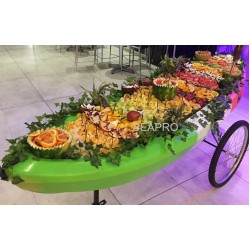 קיאק פירות קשיח מושלם לאירועים אורך 2.7 מטר מושלם לסידורי פירות ומתוקים לכל אירוע דגם |MOLA