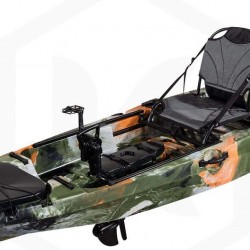 קיאק פדלים הנעה מערכת מיראג' דרייב משולב מערכות  3.3 מטר-  MIRAGE DRIVE משוכללת-כולל מושב אלומיניום מפואר, כולל משוט -צבע הסוואה