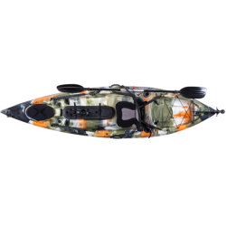 קיאק דייג ישיבה עליונה קיאק קשיח פרו אנגלר מקצועי מערכת היגוי חכמה כולל מושב אלומיניום דגם |ANG13-B אורך 3.95 מטר כושר העמסה 220 ק"ג!