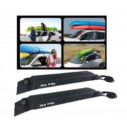 גגון רך לרכב גגון ספוג קשיח לרכב אורך כולל 130 ס"מ עם רצועות קשירה אינטגרליות-*דגם חדיש משופר* גגון אוניברסלי לרכב, להוביל ציוד קיאק, גלשן וסאפ SEAPRO