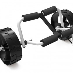 טרולי מנשא לקיאק גלשן או סאפ שלד אלומיניום גלגלים קשיחים ללא אוויר אורך 34 ס"מ- דגם SFTR-001 ללא חורים SEAFLO