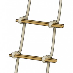 סולם חבלים לסירה