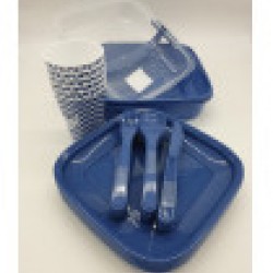 סט פיקניק רב פעמי 6 סועדים דגם פרומו כולל 6 צלחות, 6 כוסות, 6 סט סכו"ם -ארוז בקופסאת פלסטיק עם ידית- סט מושלם לפיקניק או טיולים תוצרת צבריס   סט פיקניק רב פעמי 6 סועדים דגם פרומו כולל 6 צלחות, 6 כוסות, 6 סט סכו"ם -ארוז בקופסאת פלסטיק עם ידית- סט מושלם לפיקניק או טיולים תוצרת צבריס