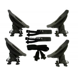 מנשא אוכפים לקיאק עם חיבור לגגון הרכב – מתאים לקיאק / קאנו / מפרשית דגם KC5672– צבע שחור 