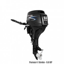 parsun | מנוע ימי 9.8 כ"ס 4 פעימות ברך ארוכה דגם F9.8 BML פרסון מקורי