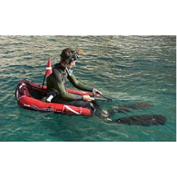  סירת דייג יחיד SEAPRO  אורך 1.2 מטר כולל משוטים רצפה מתנפחת