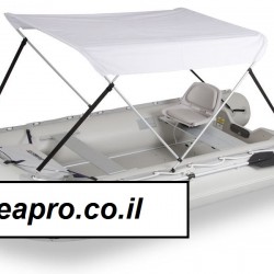 SEAPRO גגון שמש לסירה מתאים לסירה באורך 320-380 ס"מ תוצרת סיפרו  