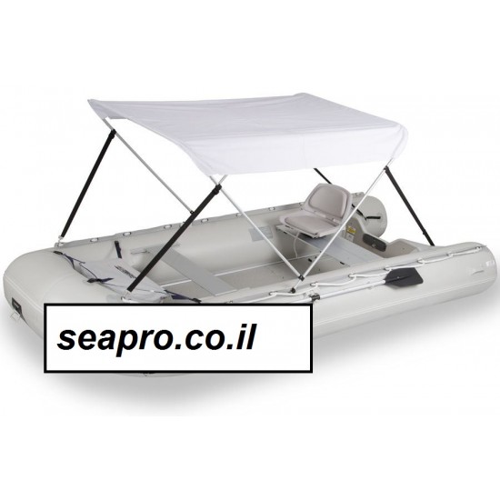 SEAPRO גגון שמש לסירה מתאים לסירה באורך 320-380 ס"מ תוצרת סיפרו  