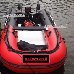 טרולי מנשא לסירה עם גלגלים נשלפים 