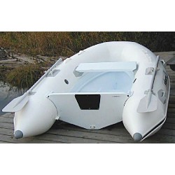 SEAPRO סירה ריב חצי קשיחה מקצועית חלק תחתון פיברגלס 2.4 מטר**בהזמנה מראש בלבד** 