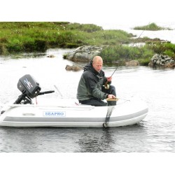 SEAPRO סירה גומי מקצועית רצפת אלומיניום קשיחה אורך 2.7 מטר תקן CE