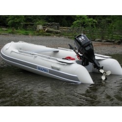 SEAPRO סירה גומי מקצועית רצפת אלומיניום קשיחה אורך 3.8 מטר תקן CE