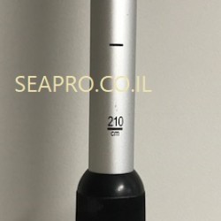משוט לסאפ מוט אלומיניום מתכוונן 3 חלקים אורך 225 ס"מ תוצרת  SEAPRO