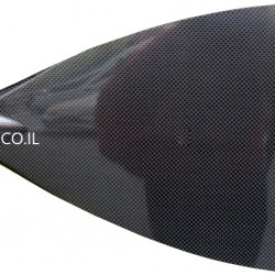 משוט לסאפ 100% קרבון דגם מקצועי לחותרים מקצועיים מנוסים מוט קרבון, חלק אחד SEAPRO