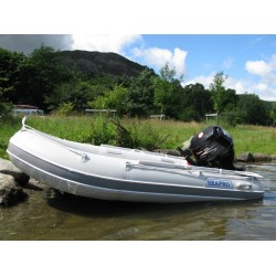 SEAPRO סירה גומי מקצועית רצפת אלומיניום קשיחה אורך 3.2 מטר תקן CE