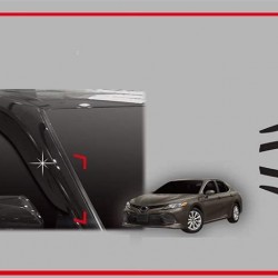 מגן רוח לרכב טיוטה קמרי מ-2019 ומעלה AUTOCLOVER קוריאה - סט 4 חלקים הדבקה חיצונית