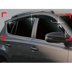 מגן רוח לרכב טיוטה ראב-4  מ-2013-2018 תוצרת AUTOCLOVER קוריאה - סט 6 חלקים הדבקה חיצונית