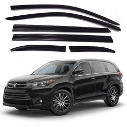 מגן רוח לרכב טיוטה היילנדר 2013-2019 תוצרת AUTOCLOVER קוריאה - סט 4 חלקים הדבקה חיצונית 