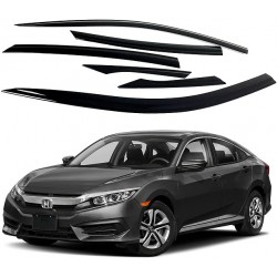 מגן רוח לרכב הונדה סיוויק  שנת מ-2017  מגן רוח תוצרת AUTOCLOVER קוריאה - סט 6 חלקים הדבקה חיצונית