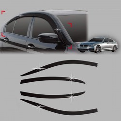 מגן רוח לרכב במוו סדרה 5 מ-2017  מגן רוח תוצרת AUTOCLOVER קוריאה - סט 4 חלקים הדבקה חיצונית