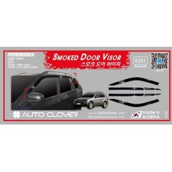 מגן רוח לרכב במוו X5 שנת 2007-2012  מגן רוח תוצרת AUTOCLOVER קוריאה - סט 6 חלקים הדבקה חיצונית