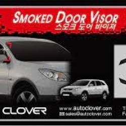 מגן רוח לרכב יונדאי ורקרוז IX55 מ-07-AUTOCLOVER קוריאה - סט 4 חלקים הדבקה חיצונית 