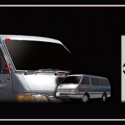 מגן רוח לרכב ניסן קשקאי מ-2015 תוצרת AUTOCLOVER *קוריאה - סט 4 חלקים הדבקה חיצונית *פס ניקל