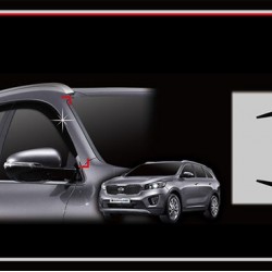 מגן רוח לרכב קיה סורנטו מ-2015-2019תוצרת AUTOCLOVER קוריאה - סט 4 חלקים הדבקה חיצונית 